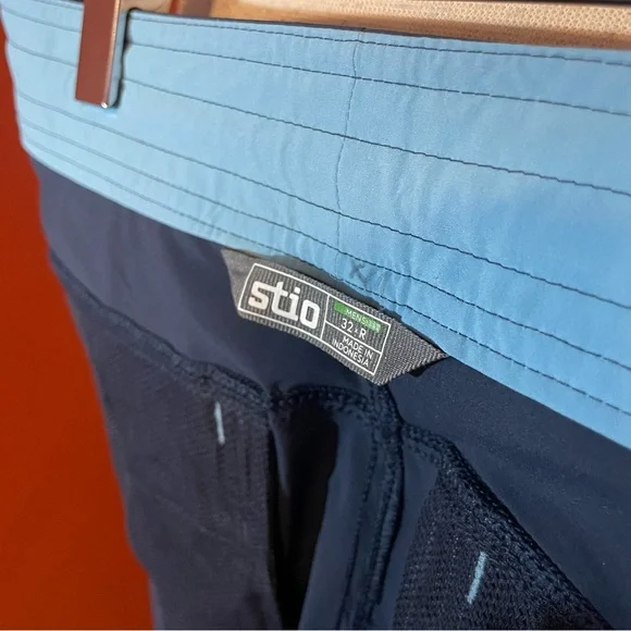 Stio Men’s CFS Board 4 Way‎ Stretch Water Repellent Mountain Blue Gorpcore Pants
